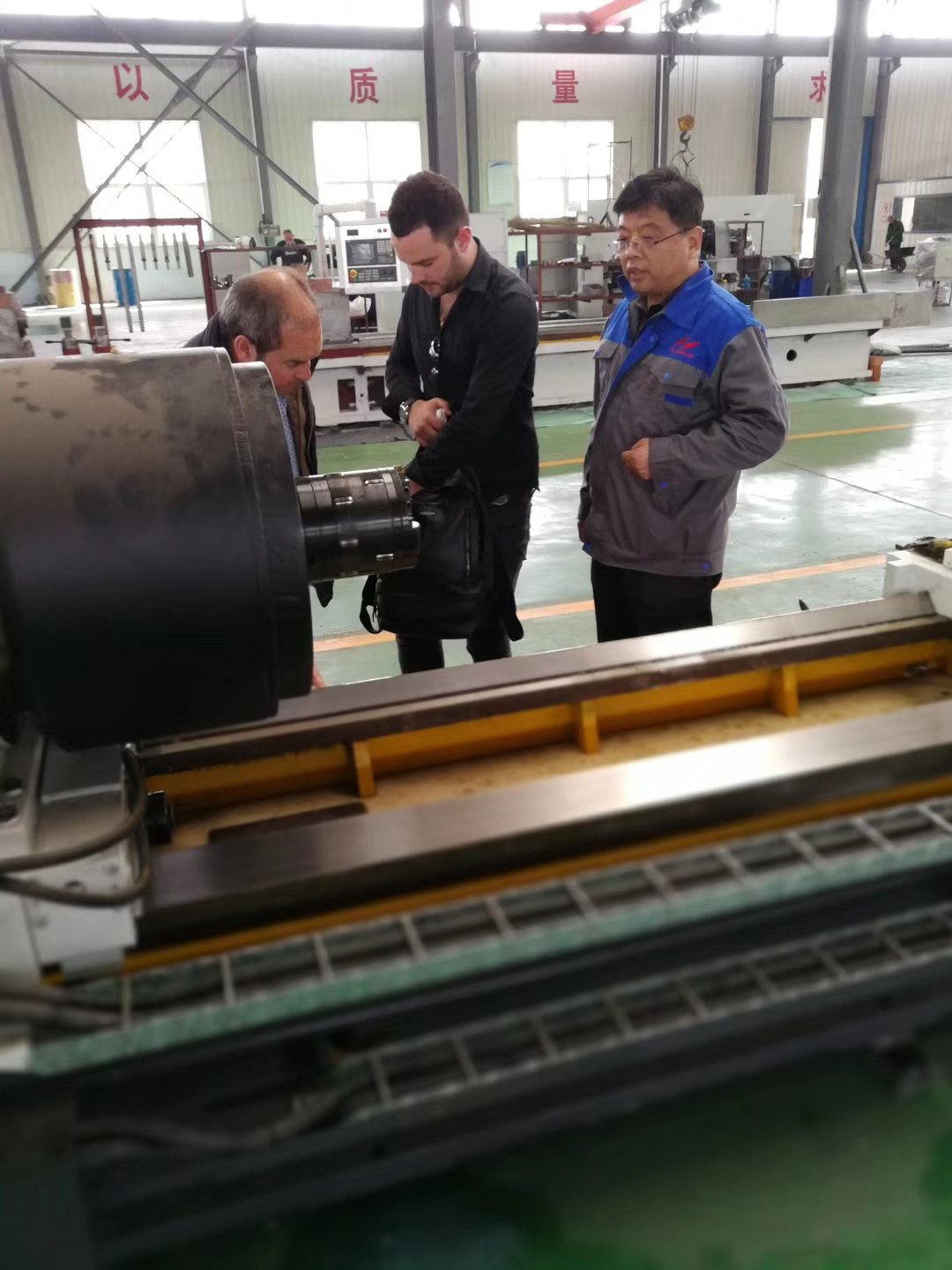 Russia client visist our plant