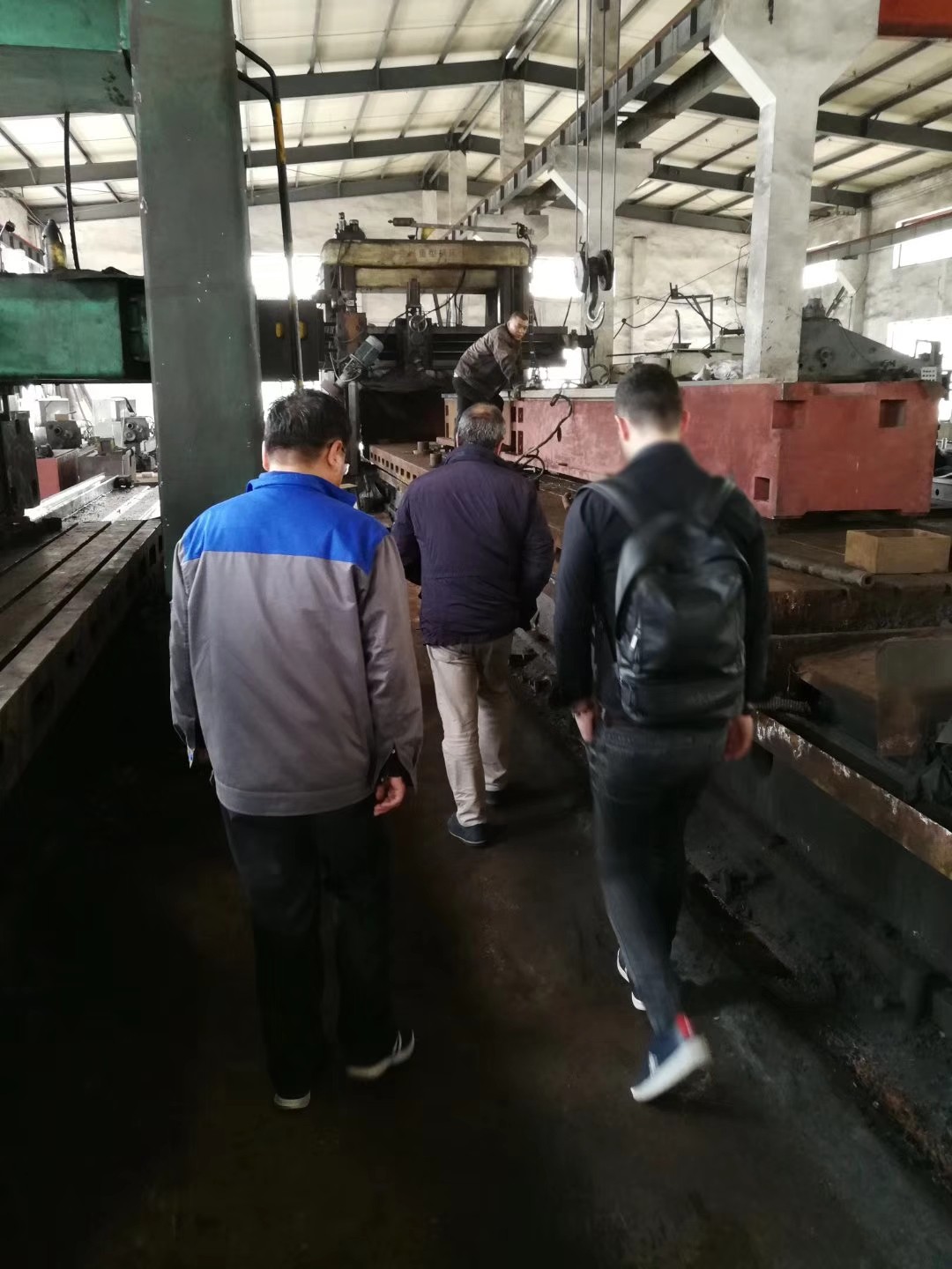 Russia client visist our plant
