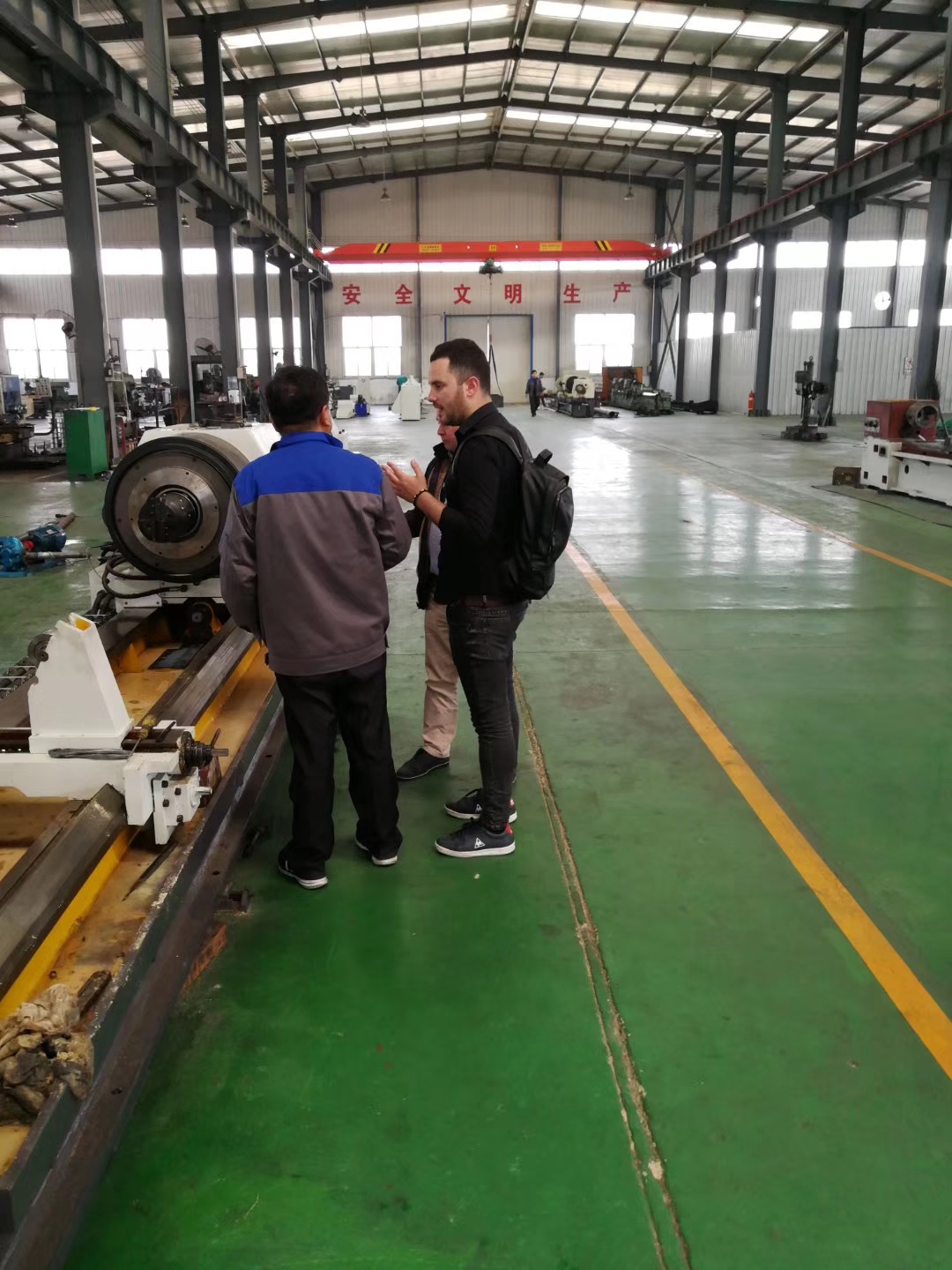 Russia client visist our plant