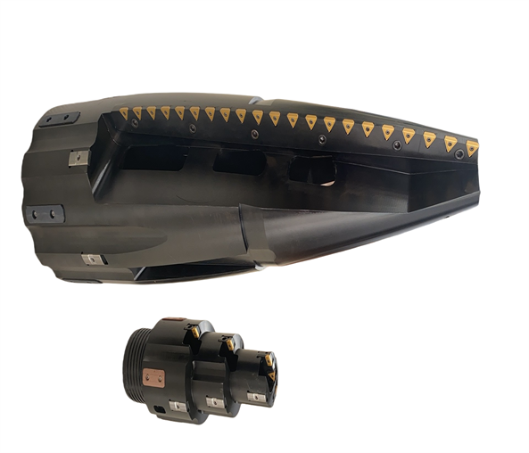 Deep hole  profile head